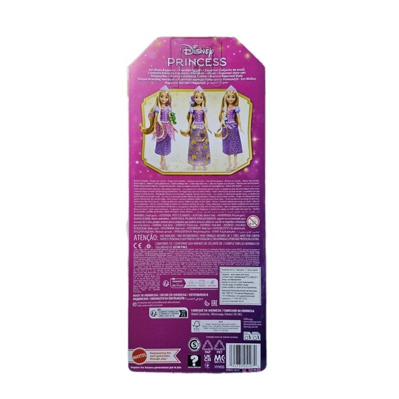 Disney Princess Rapunzel Style Set With Accessories For Dress Up Your Doll NIB - Picture 2 of 2